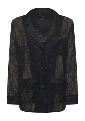 PINKO lace pocketed jacket - Black