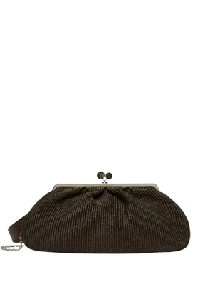 Weekend Max Mara kiss clasp clutch bag - Brown