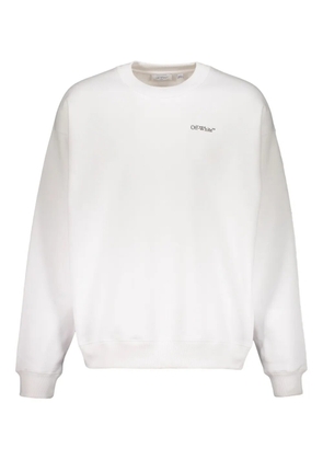 Off-White long-sleeve round-collar sweatshirt
