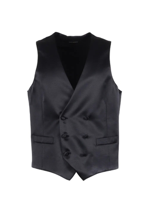 LUIGI BIANCHI MANTOVA double-breasted waistcoat - Black