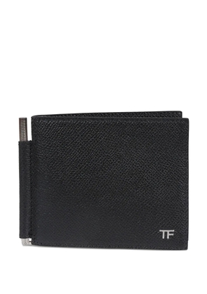 TOM FORD hinged leather wallet - Black