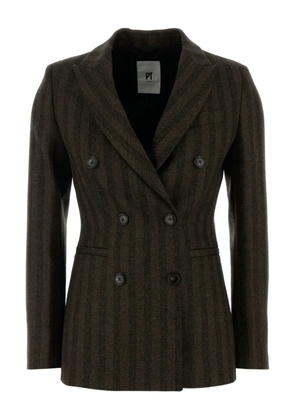 PT Torino button fasteningl jacket - Brown