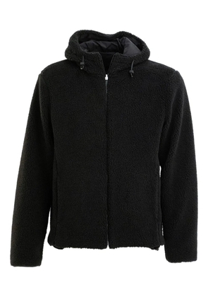 Herno fleece hooded jacket - Black