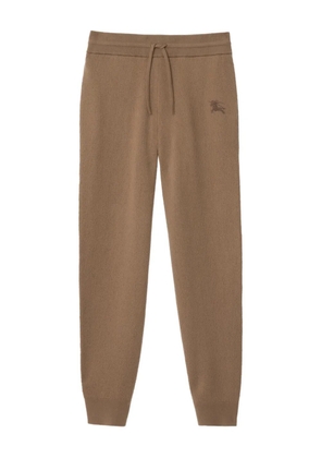Burberry Equestrian Knight-detail track pants - Brown