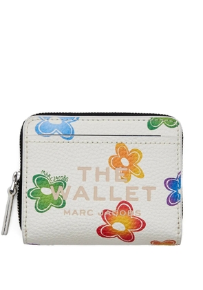Marc Jacobs mini The Wild Daisy Compact wallet - White