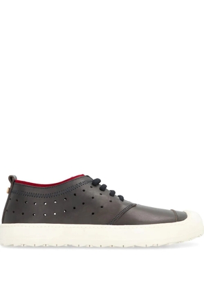 Volta leather low-top sneakers - Black