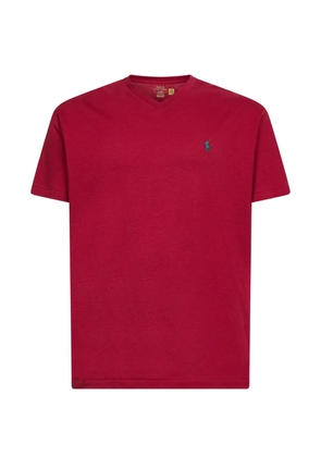 Polo Ralph Lauren ribbed V-neck T-shirt - Red