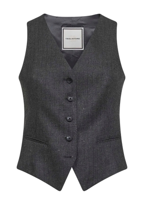 Tagliatore button-front waistcoat - Grey