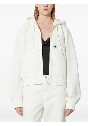 Carhartt WIP hooded zip-fastening jacket - White
