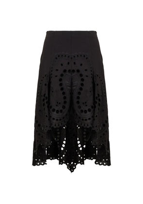 Charo Ruiz Ibiza Finn cutout asymmetric skirt - Black