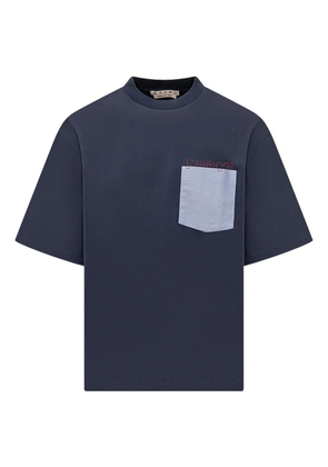 Marni pocket logo T-shirt - Blue