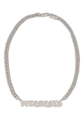 VETEMENTS Gothic Logo necklace - Silver