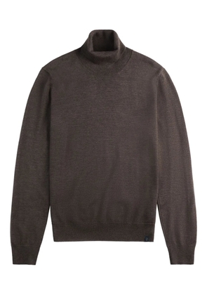 Fay turtleneck top - Brown