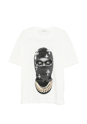 Ih Nom Uh Nit Mask Crosses-print T-shirt - White