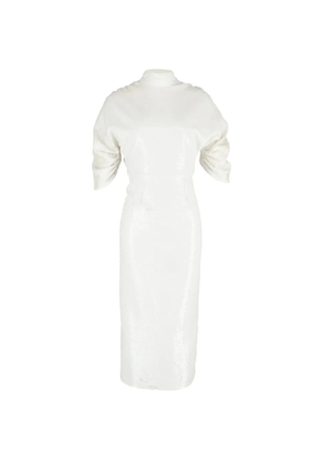 Emilia Wickstead sequined open-back midi dress - White