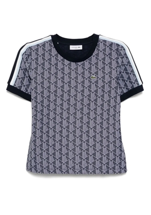Lacoste monogram jacquard T-shirt - Blue