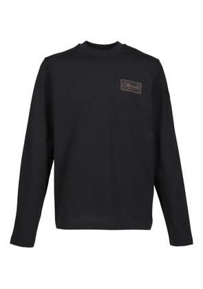 Moncler patch T-shirt - Black