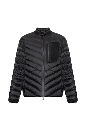 Moncler Mackinac mesh-pocket quilted jacket - Black
