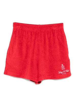 Sporty & Rich Vendome Terry shorts - Red