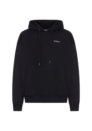 Off-White drawstring hooded sweatshirt - Black