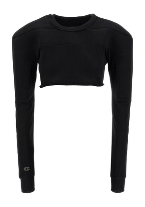 Rick Owens x Champion Girdered cotton sweater - Black