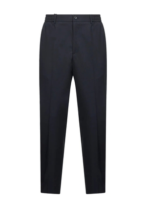 Tagliatore elasticated waistband pressed trousers - Blue