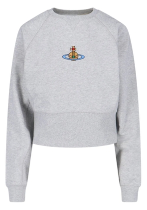 Vivienne Westwood Orb-embroidered sweatshirt - Grey