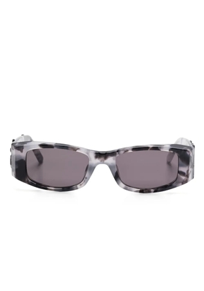 Palm Angels Eyewear Angel Rectangular Sunglasses - Black