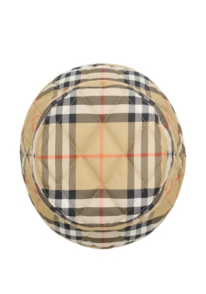 Burberry quilted Horseshoe bucket hat - Neutrals