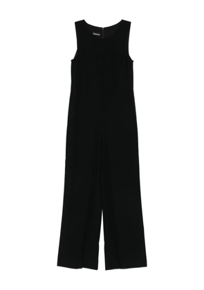 Emporio Armani sleeveless jumpsuit - Black