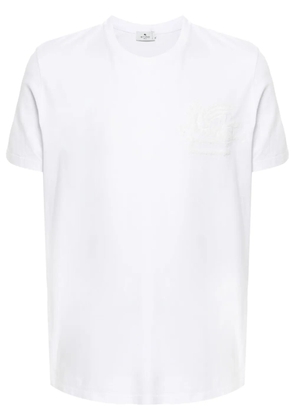 ETRO Pegaso-embroidered T-shirt - White