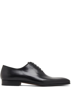Magnanni almond-toe leather oxford shoes - Black