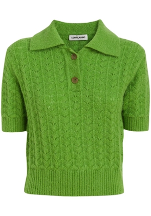 Low Classic knitted T-shirt - Green