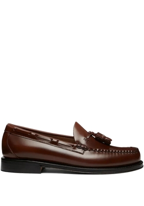 G.H.Bass tassel leather loafers - Brown