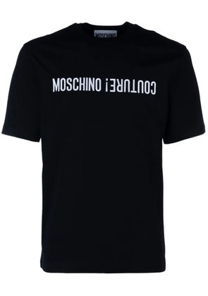 Moschino logo-print T-shirt - Black