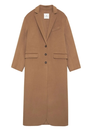 ANINE BING Quinn notched-lapels coat - Brown