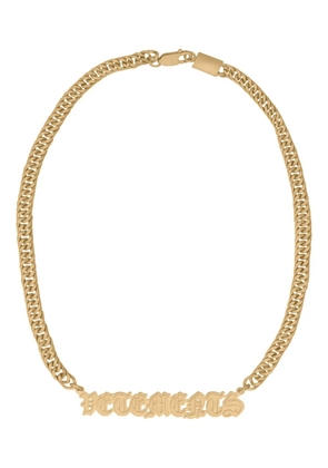 VETEMENTS Gothic Logo necklace - Gold