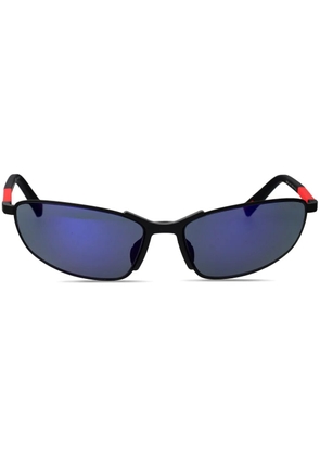 Prada Linea Rossa oval-frame sunglasses - Black