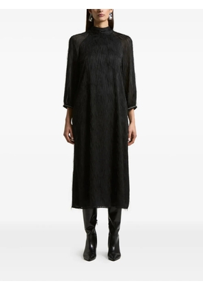 Peserico mock-neck midi dress - Black