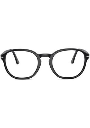 Persol round frame glasses - Black