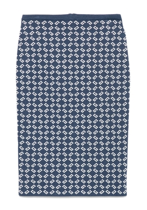 Givenchy monogram 72-jacquard midi skirt - Blue