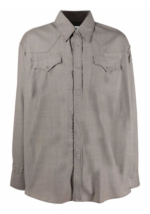 OUR LEGACY ranch-cut longsleeved shirt - Grey