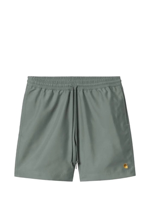 Carhartt WIP Chase drawstring embroidered logo swim shorts - Green