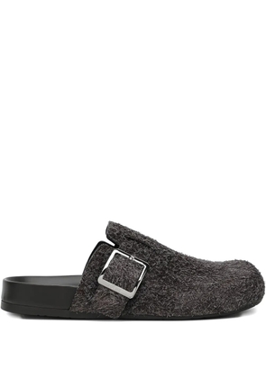 LOEWE leather slides - Brown