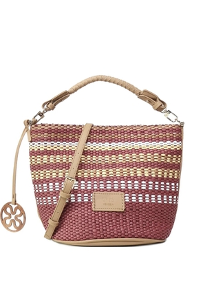 V°73 Stefanie braided-detail bucket bag - Red