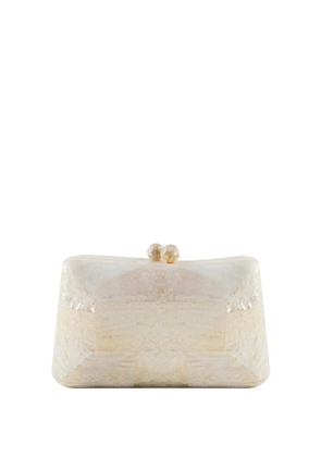 SERPUI Charlotte Kabibe clutch - White