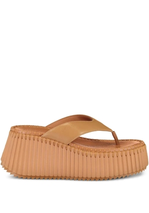 Chloé Nama sandals - Brown
