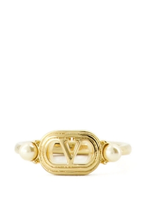 Valentino Garavani vlogo ovalette ring - Gold