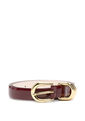 Déhanche Hollyhock leather belt - Red