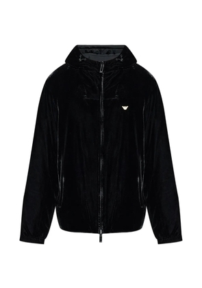 Emporio Armani reversible hooded jacket - Black